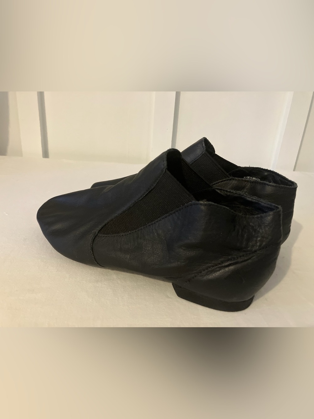 Capezio CG05  Black Leather Jazz Gore Boot Size 8M